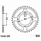 Звезда задняя JT JTR834.35