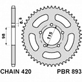 Звезда задняя PBR 893.46 С45