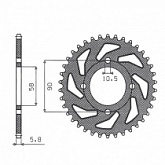 Звезда задняя Sunstar 1-3085-38