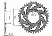 Звезда задняя Sunstar 1-3314-41