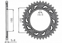 Звезда задняя Sunstar 1-3430-40