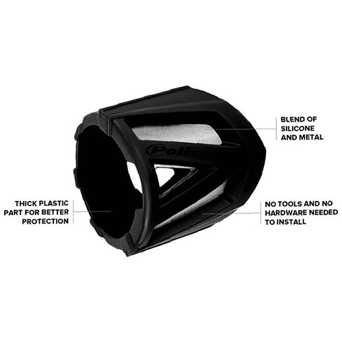 Захист вихлопної труби Polisport 8484000001 Black