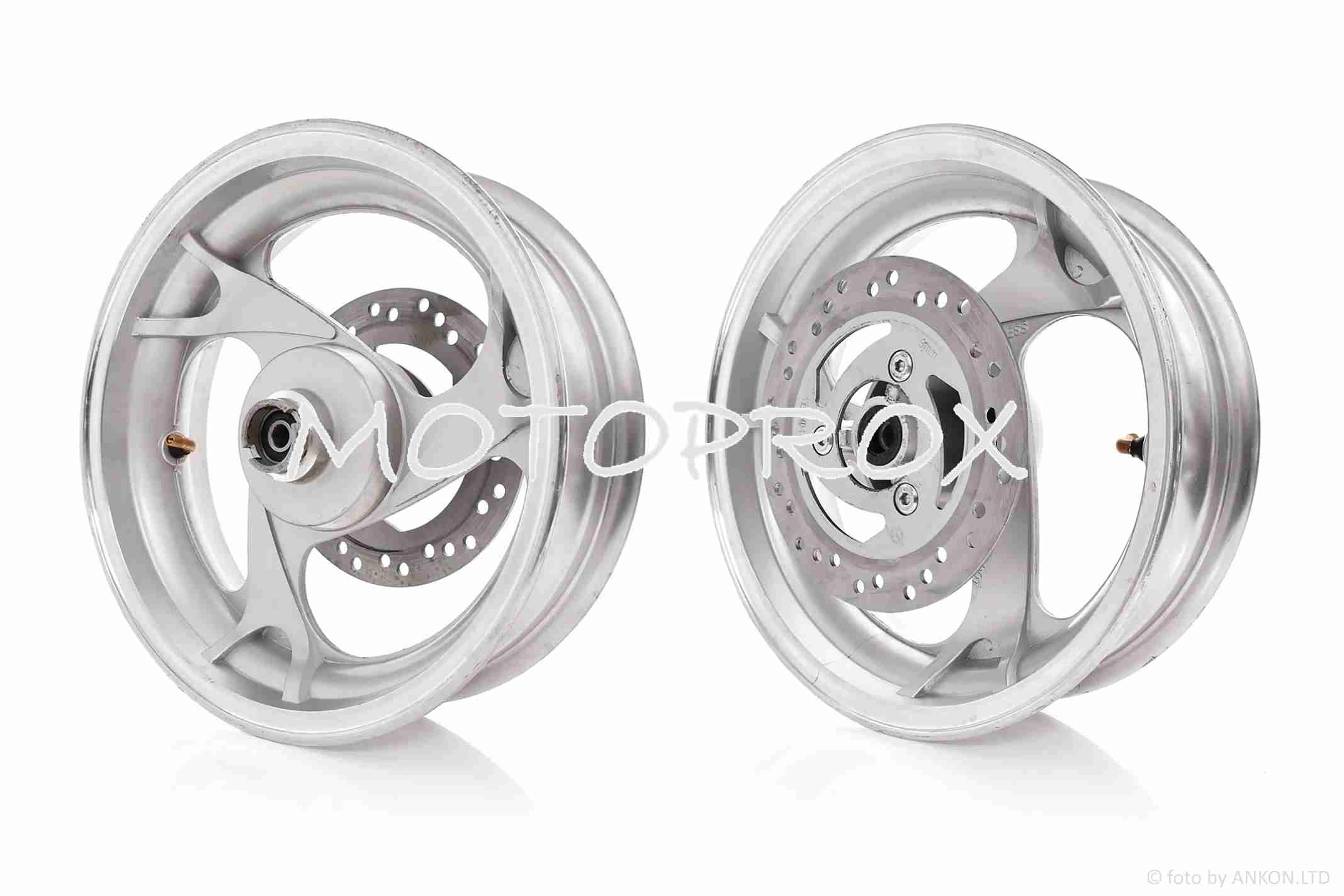Диск колісний передній Motorace 12x3,50 Silver A2