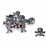 Колпачки вентиля Motorace AW5407B Silver