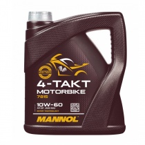 Масло моторное Mannol 4T Motorbike 10W60 (4л)