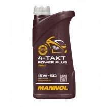Масло моторное Mannol 4T Power Plus 15W50 (1л)