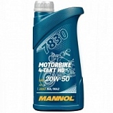 Масло моторное Mannol Motorbike HD Semisyn V-Twin 4T 20W50 (1л)