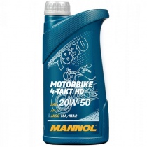 Масло моторное Mannol Motorbike HD Semisyn V-Twin 4T 20W50 (1л)