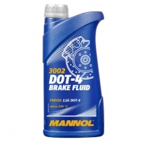 Жидкость тормозов и сцепления Mannol Brake Fluid DOT-4 (450мл)