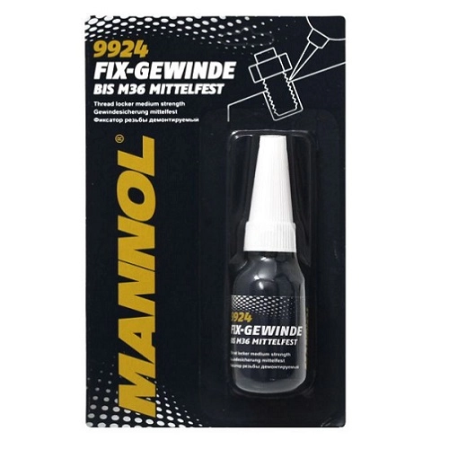 Фіксатор різьблення Mannol Fix-Gewinde Mittelfest Blue (10мл)