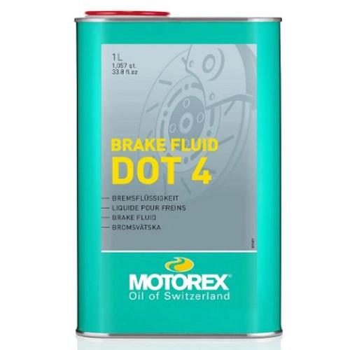 Жидкость тормозов и сцепления Motorex DOT 4 Brake Fluid (1л)