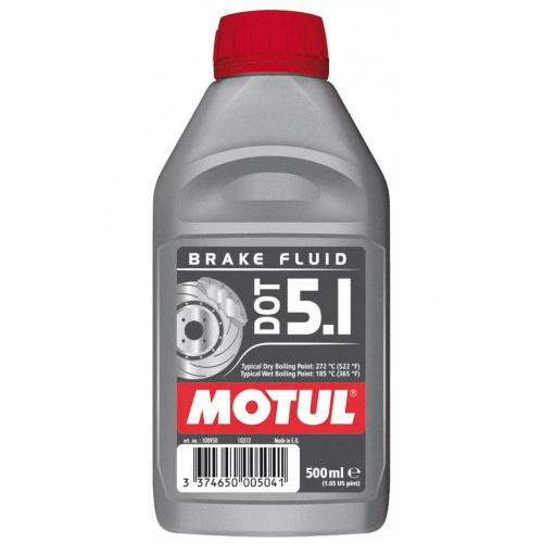 Жидкость тормозов и сцепления Motul DOT 5.1 Brake Fluid (1л)