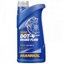 Жидкость тормозов и сцепления Mannol Brake Fluid DOT-4 (1л)