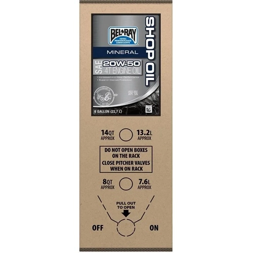 Масло моторне Bel-Ray Shop Engine Oil 20W50 (23л)