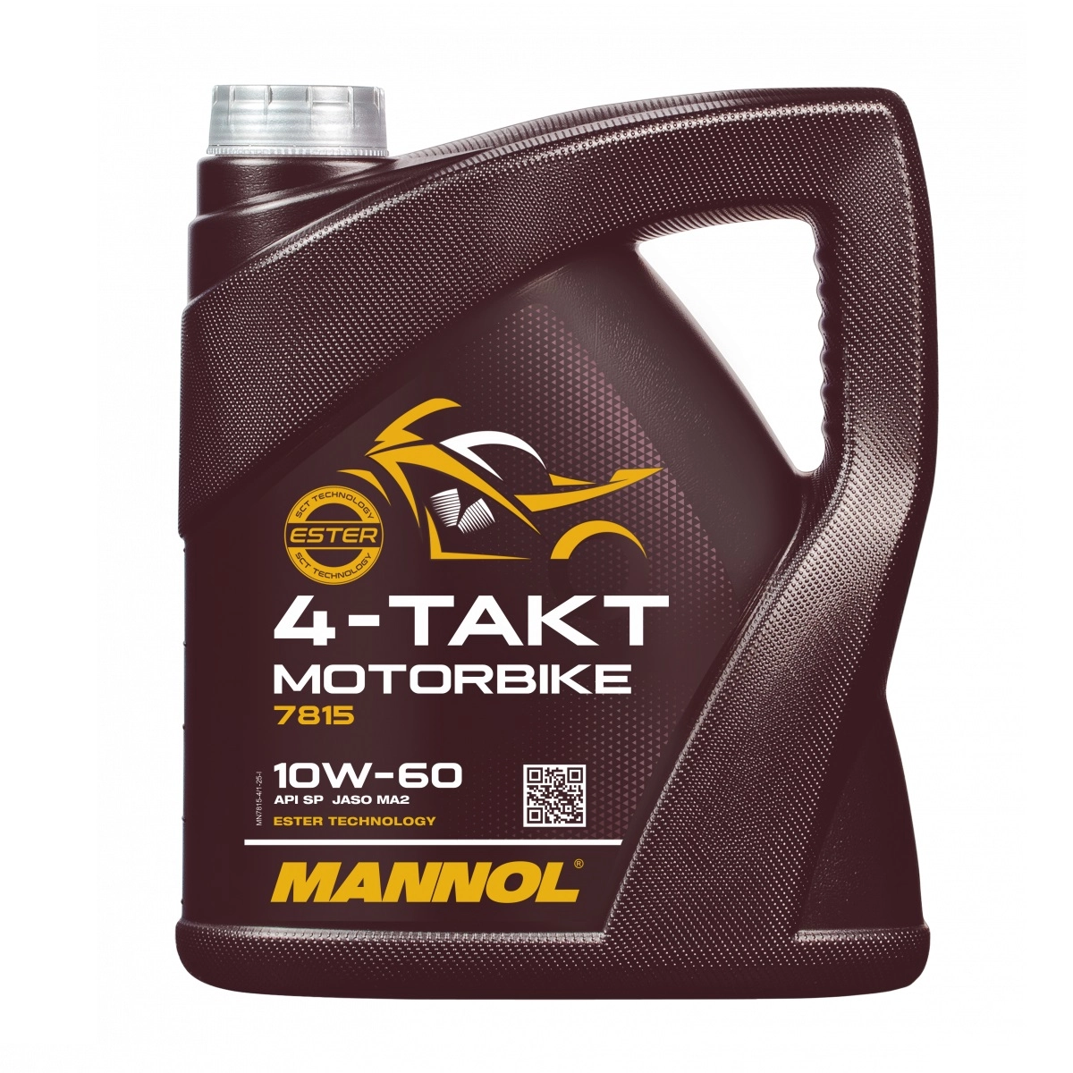 Масло моторне Mannol 4T Motorbike 10W60 (4л)
