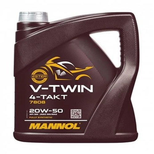 Масло моторне Mannol 4T V-Twin 20W50 (4л)