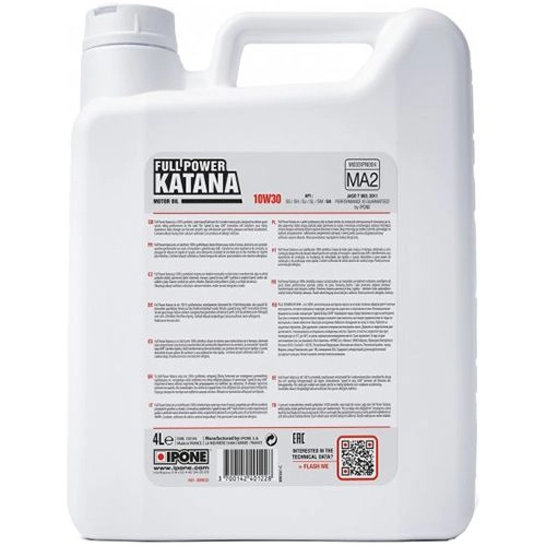 Масло моторне Ipone Full Power Katana 4T 10W30 (4л)