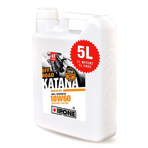 Масло моторне Ipone Katana Off Road 4T 10W60 (4+1л)