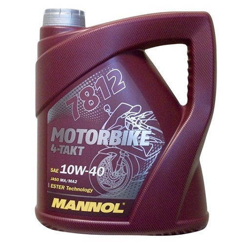 Масло моторне Mannol Motorbike 4T 10W40 (4л)