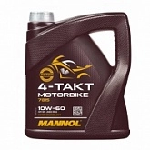 Масло моторное Mannol 4T Motorbike 10W60 (4л)