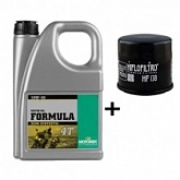 Масло моторное Motorex Formula 4T 10W40 (4л)+Фильтр масляный HifloFiltro HF138