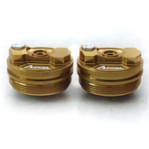 Пробки пера передней вилки Accel AFTC02 Gold