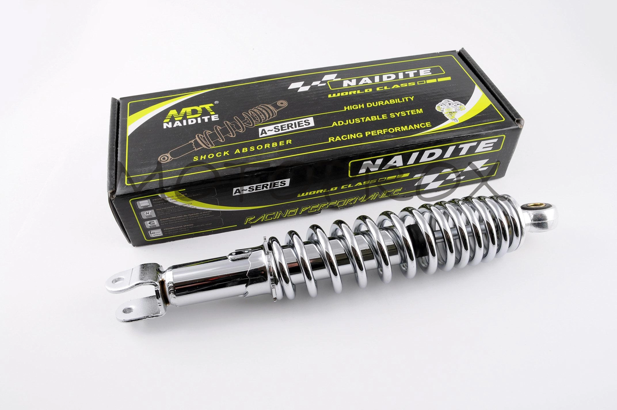 Амортизатор задній NDT MN-15 Chrome GY6, Dio ZX, Lead