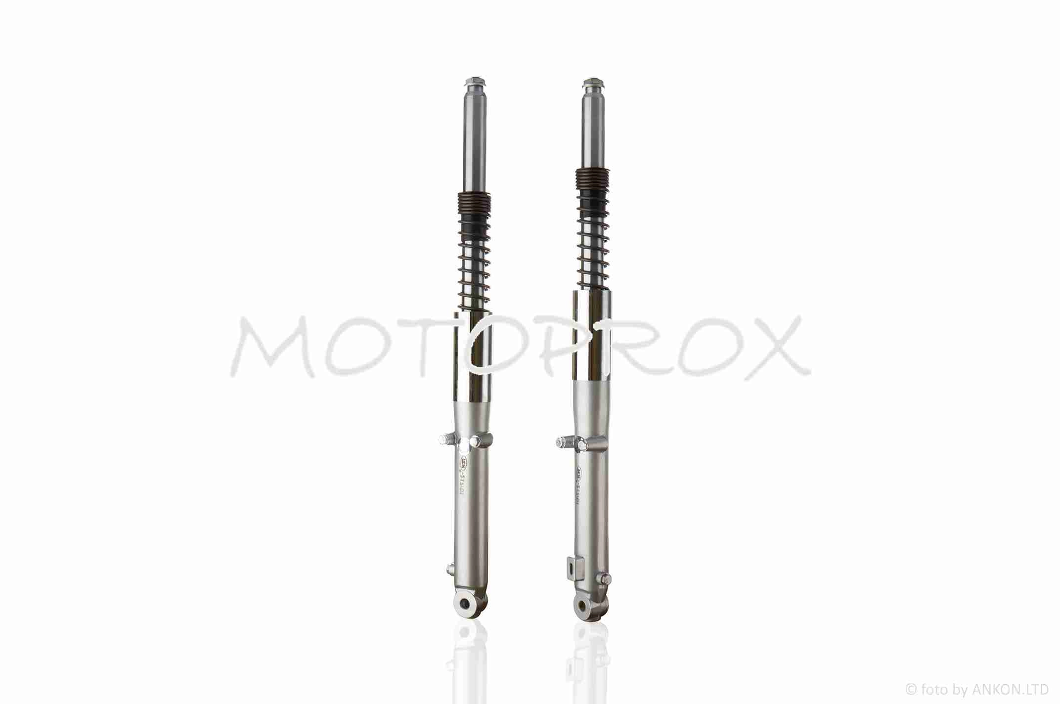 Амортизатори передні Lipai Delta D25/650 мм Silver