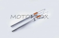 Амортизаторы передние Komatcu PVY-001 Silver Yamaha YBR125