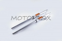 Амортизаторы передние Komatcu PVY-001 Silver Yamaha YBR125