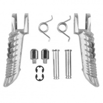 Подножки водительские Biketec BTFR006 Silver