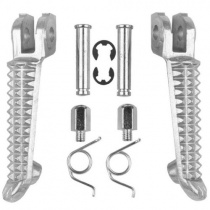 Подножки водительские Biketec BTFR010 Silver