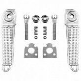 Подножки пассажирские Biketec BTFR012 Silver