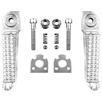 Подножки пассажирские Biketec BTFR012 Silver