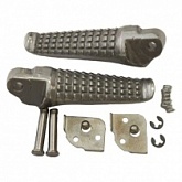 Подножки пассажирские Biketec BTFR037 Silver