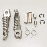 Подножки водительские Biketec BTFR047 Silver