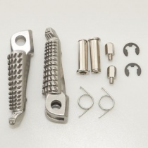 Подножки водительские Biketec BTFR047 Silver