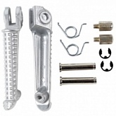 Подножки водительские Biketec BTFR049 Silver