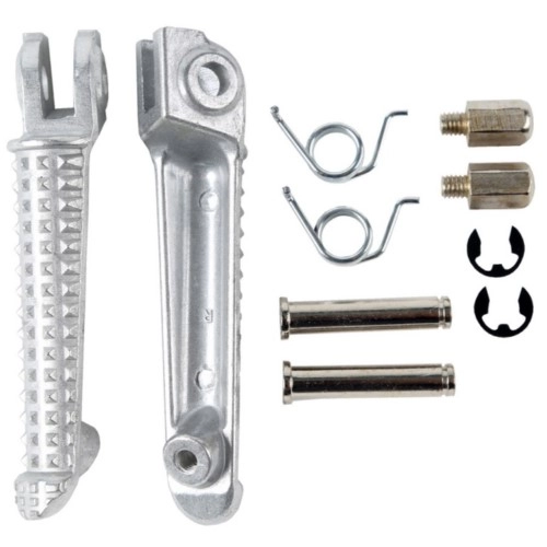 Підніжки водійські Biketec BTFR049 Silver