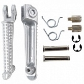 Подножки водительские Biketec BTFR049 Silver