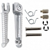 Подножки водительские Biketec BTFR049 Silver