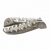 Подножки водительские Biketec BTFR053 Silver