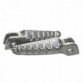 Подножки водительские Biketec BTFR054 Silver