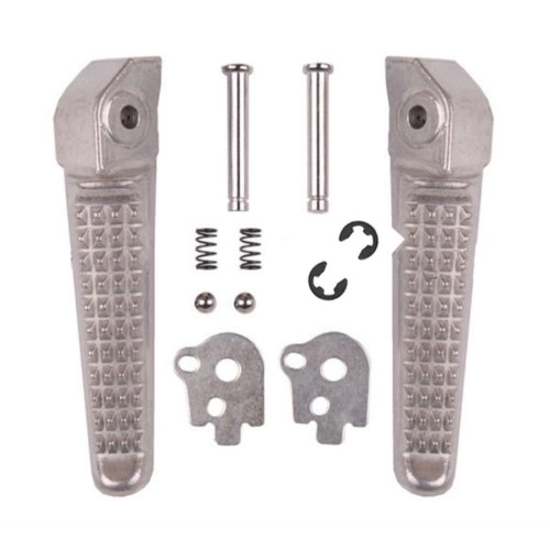 Підніжки пасажирські Biketec BTFR020 Silver