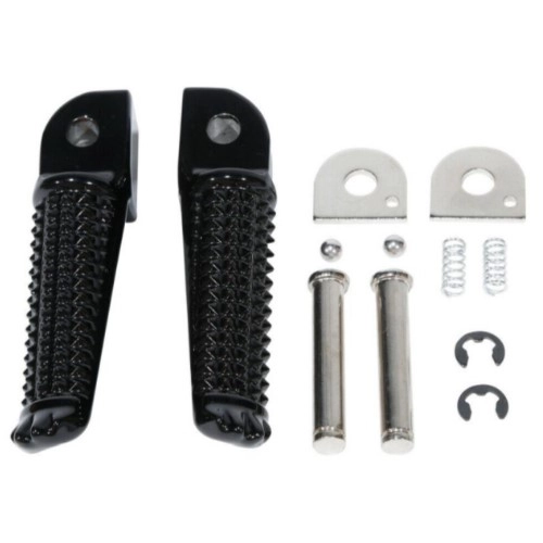 Підніжки пасажирські Biketec BTFR044 Silver