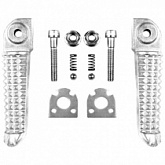 Подножки пассажирские Biketec BTFR012 Silver