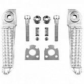 Подножки пассажирские Biketec BTFR012 Silver