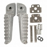 Подножки пассажирские Biketec BTFR016 Silver