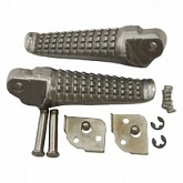 Подножки пассажирские Biketec BTFR037 Silver