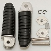 Подножки пассажирские Biketec BTFR041 Silver